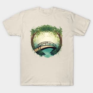 wooden bridge and botany T-Shirt